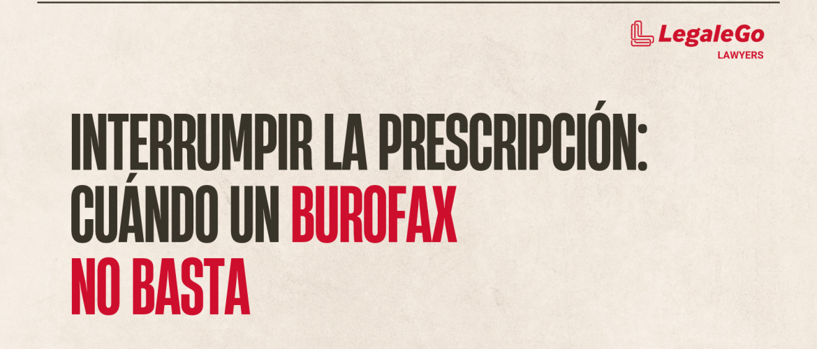 reclamar interrumpir la prescripción